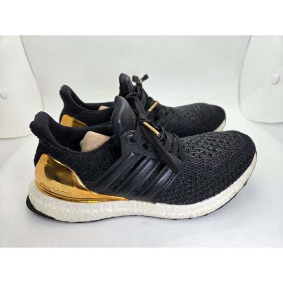 adidas Ultraboost 2.0 Limited Shoes Men's 4.5 Black Gold Medal Running Sneakers - Picture 1 of 9
